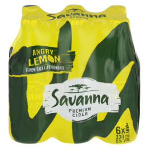 Savanna Angry Lemon - 6 pack